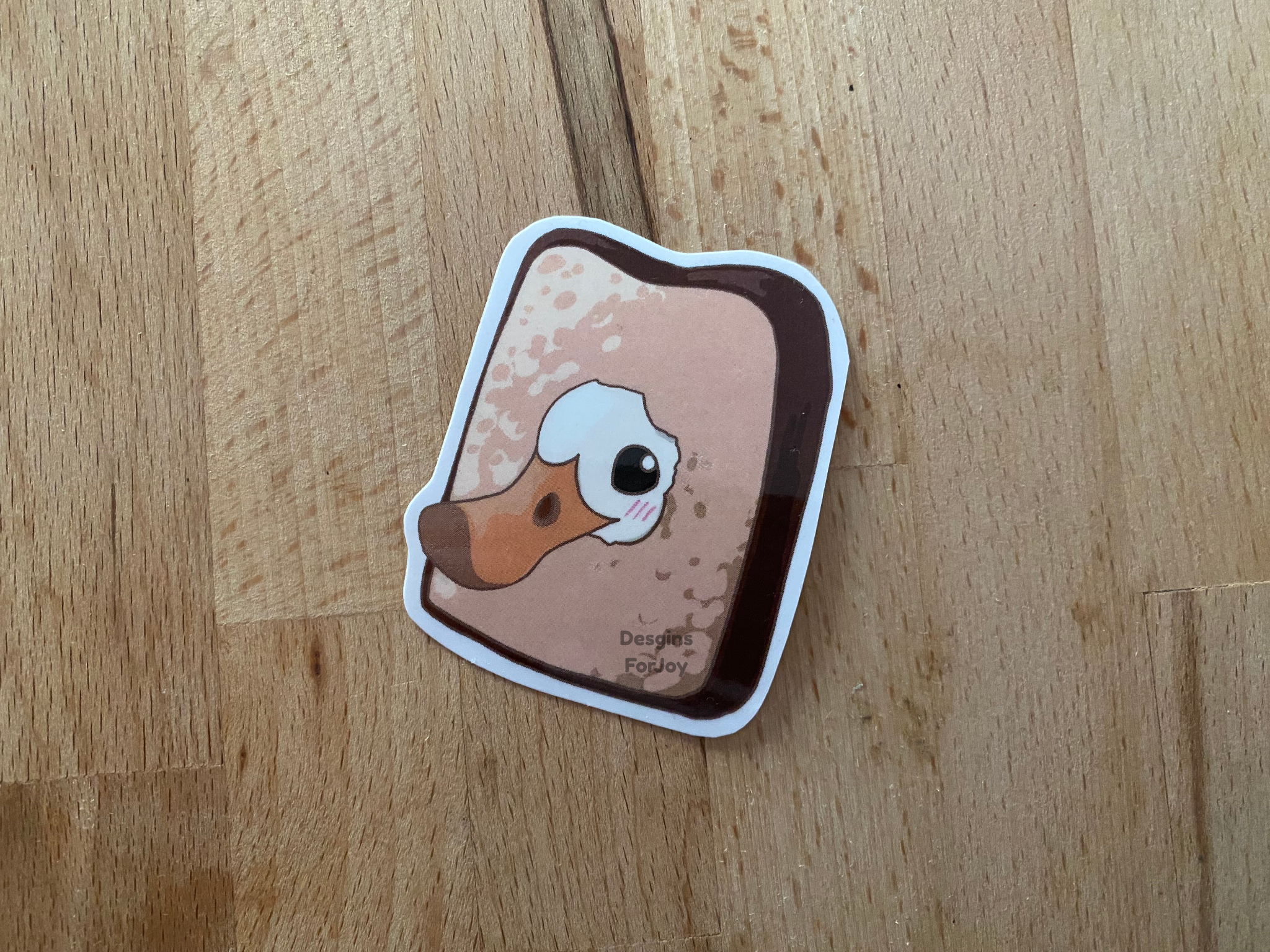 In Bread Duck Sticker