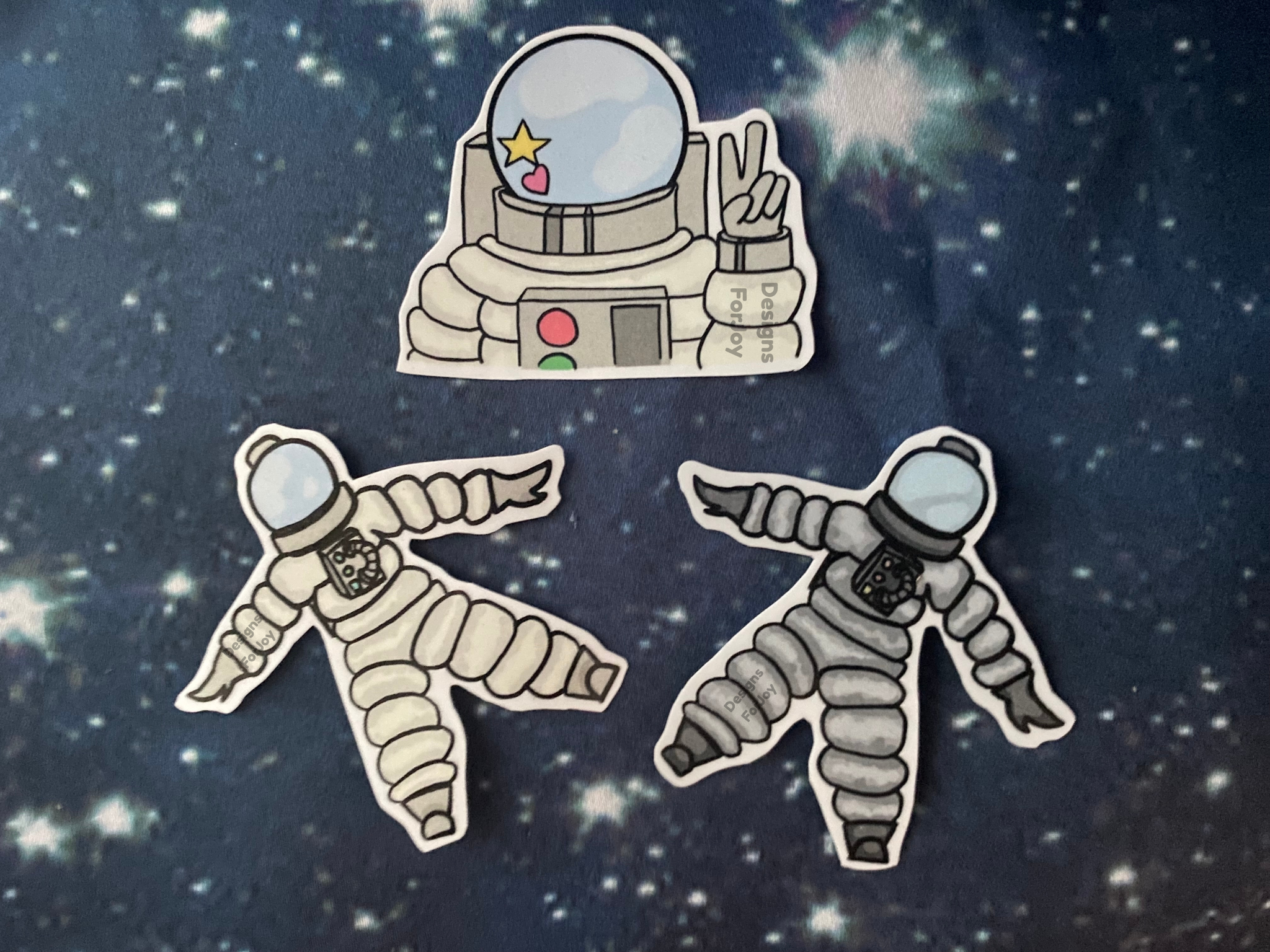 Astronaut Sticker Bundel