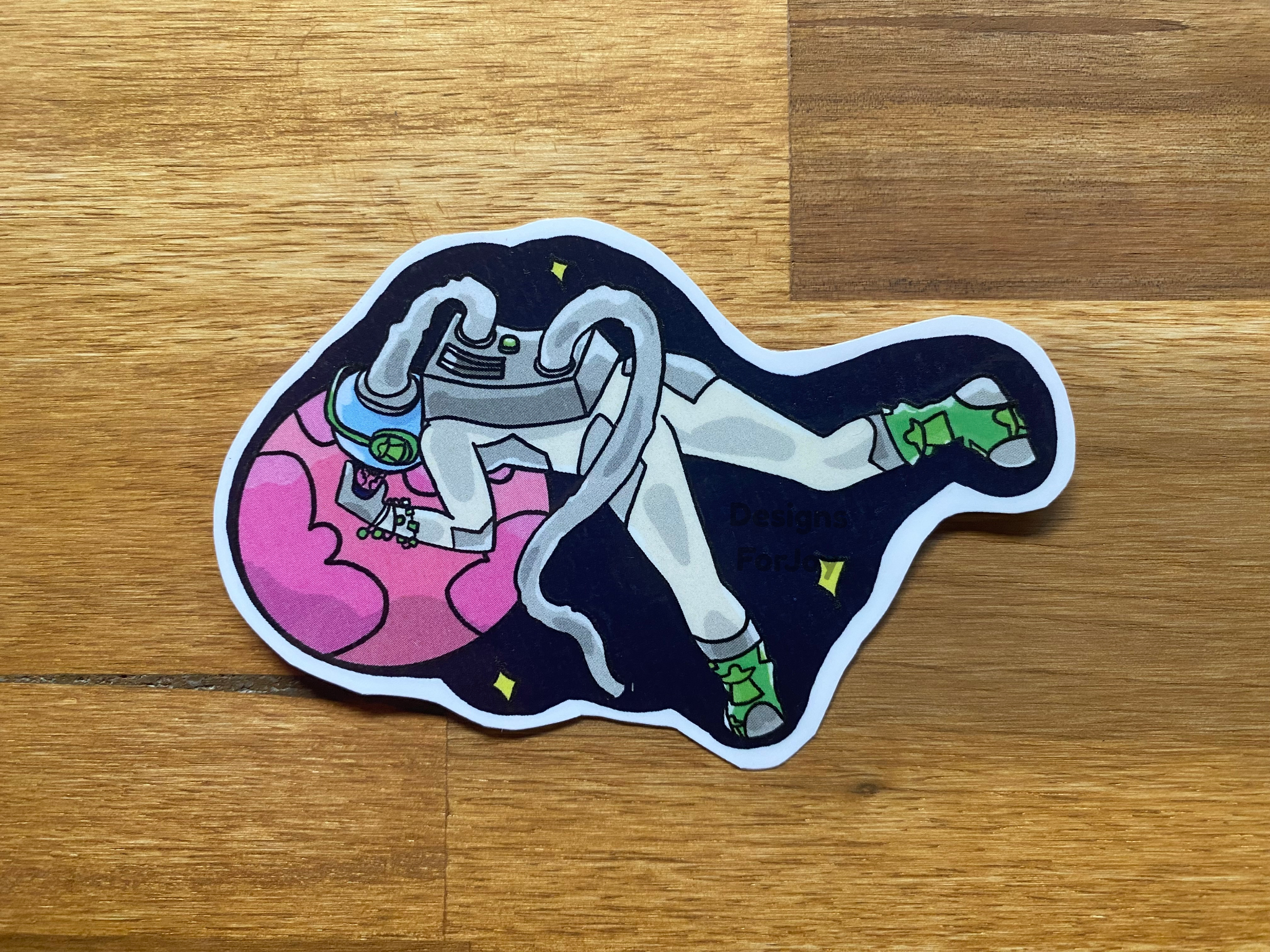 Space Tourist Sticker