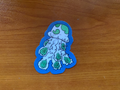 Animal Fusion Sticker, Jellyfish and Peacock (Jelly)