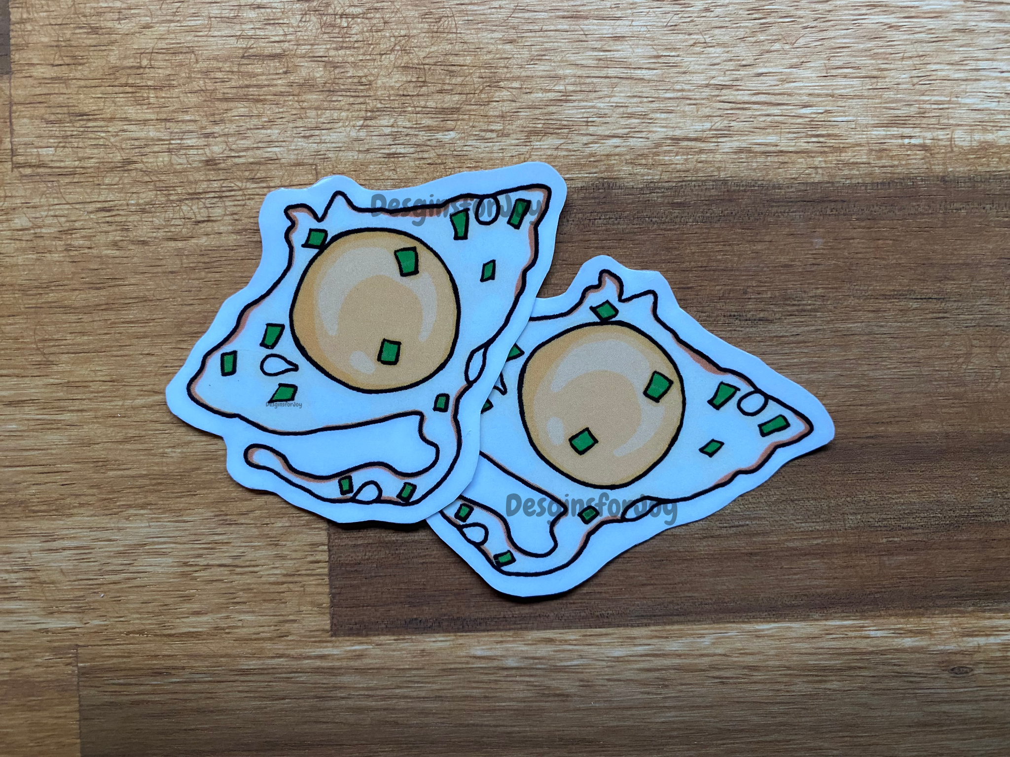 Stingray Fried Egg Sticker