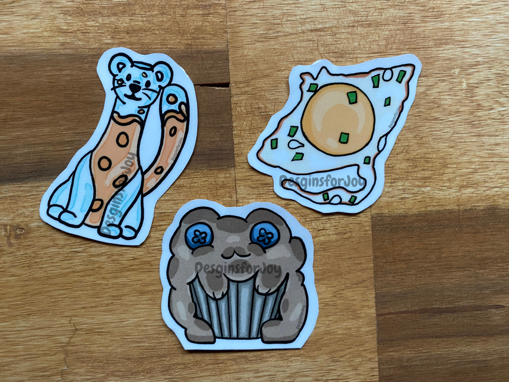 Breakfast Animals Sticker Bundle