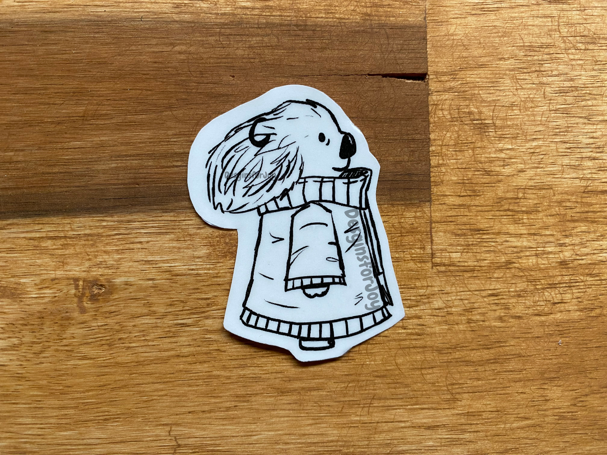 Koala in Winter Outfit Sticker