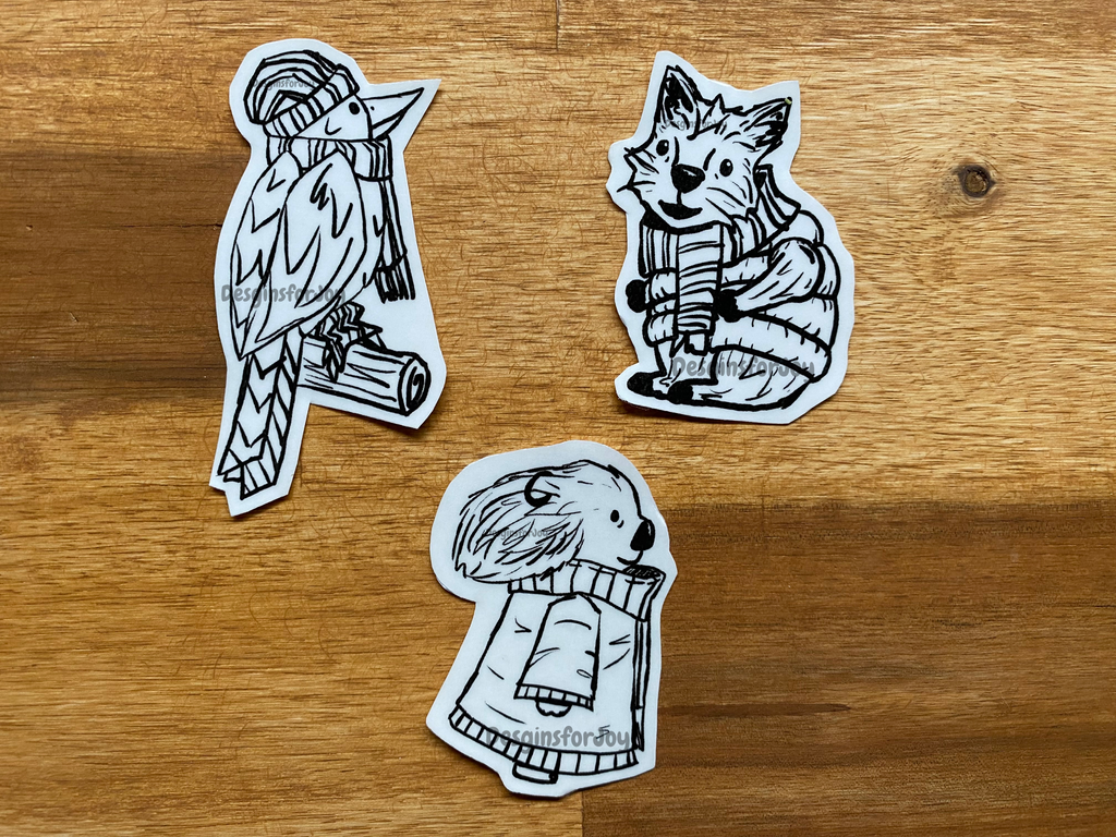 Aussie Winter, Sticker Bundel
