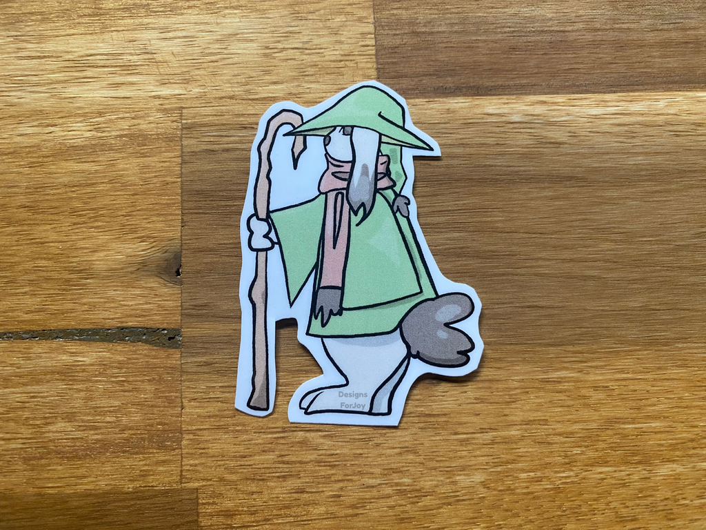 Wizard Bunny Sticker