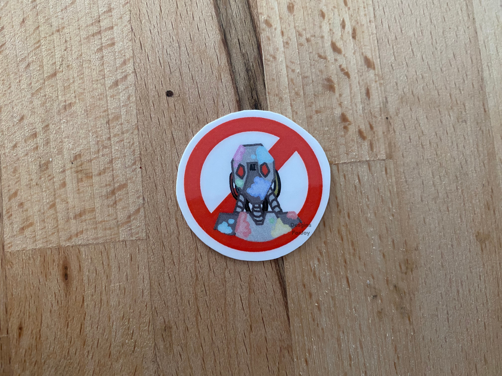 Anti AI Art Sticker