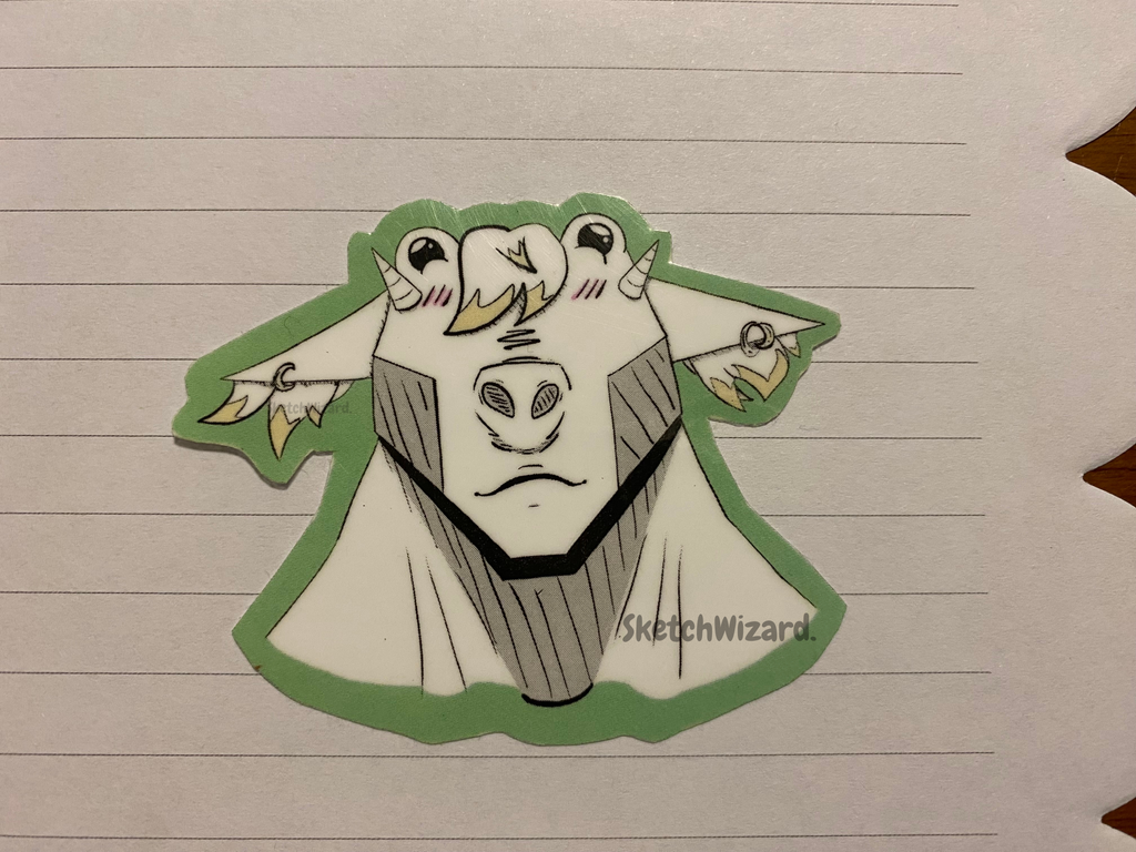 Animal Fusion Sticker, Frog and Cow (Terry)