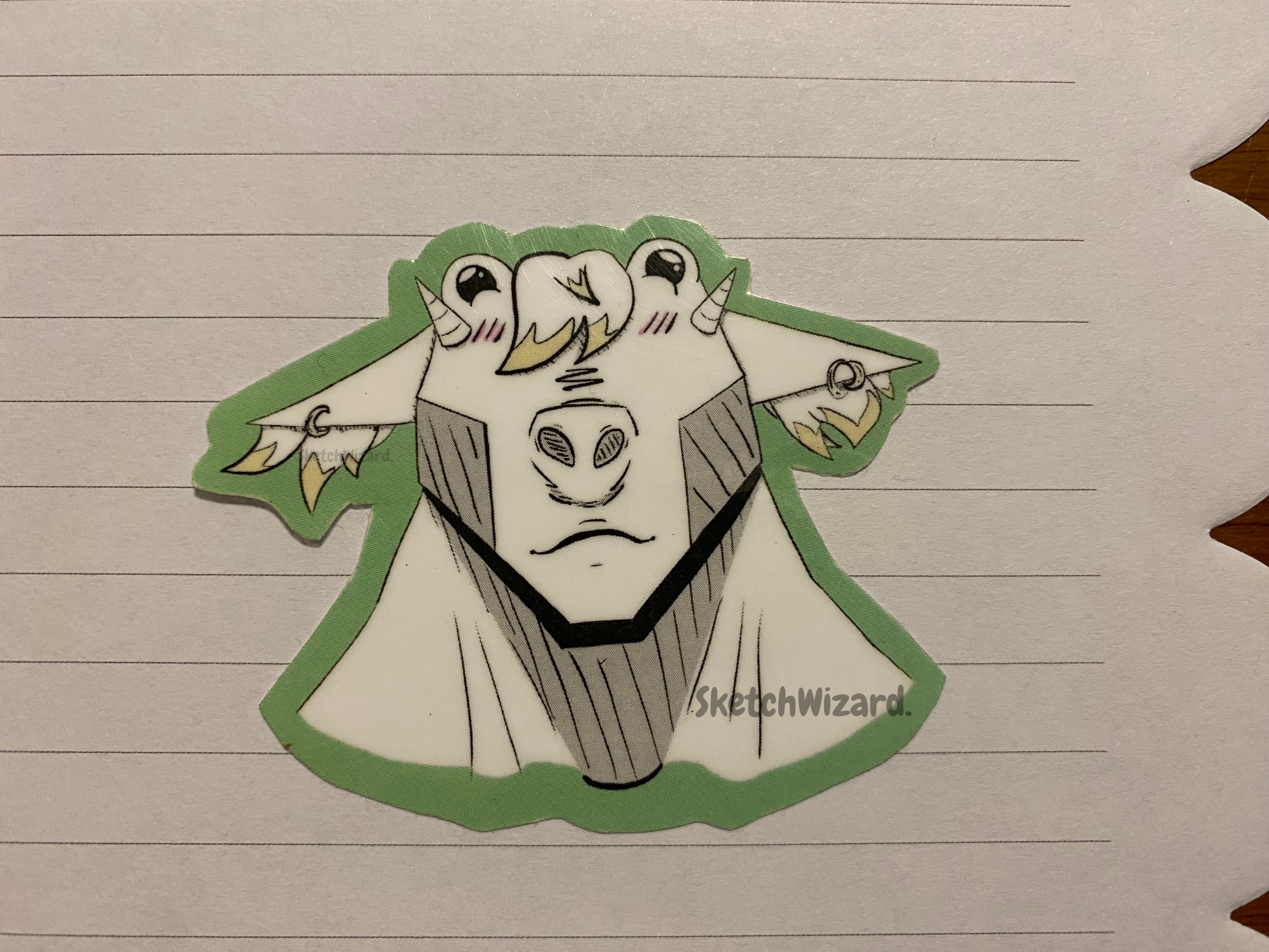 Animal Fusion Sticker, Frog and Cow (Terry)