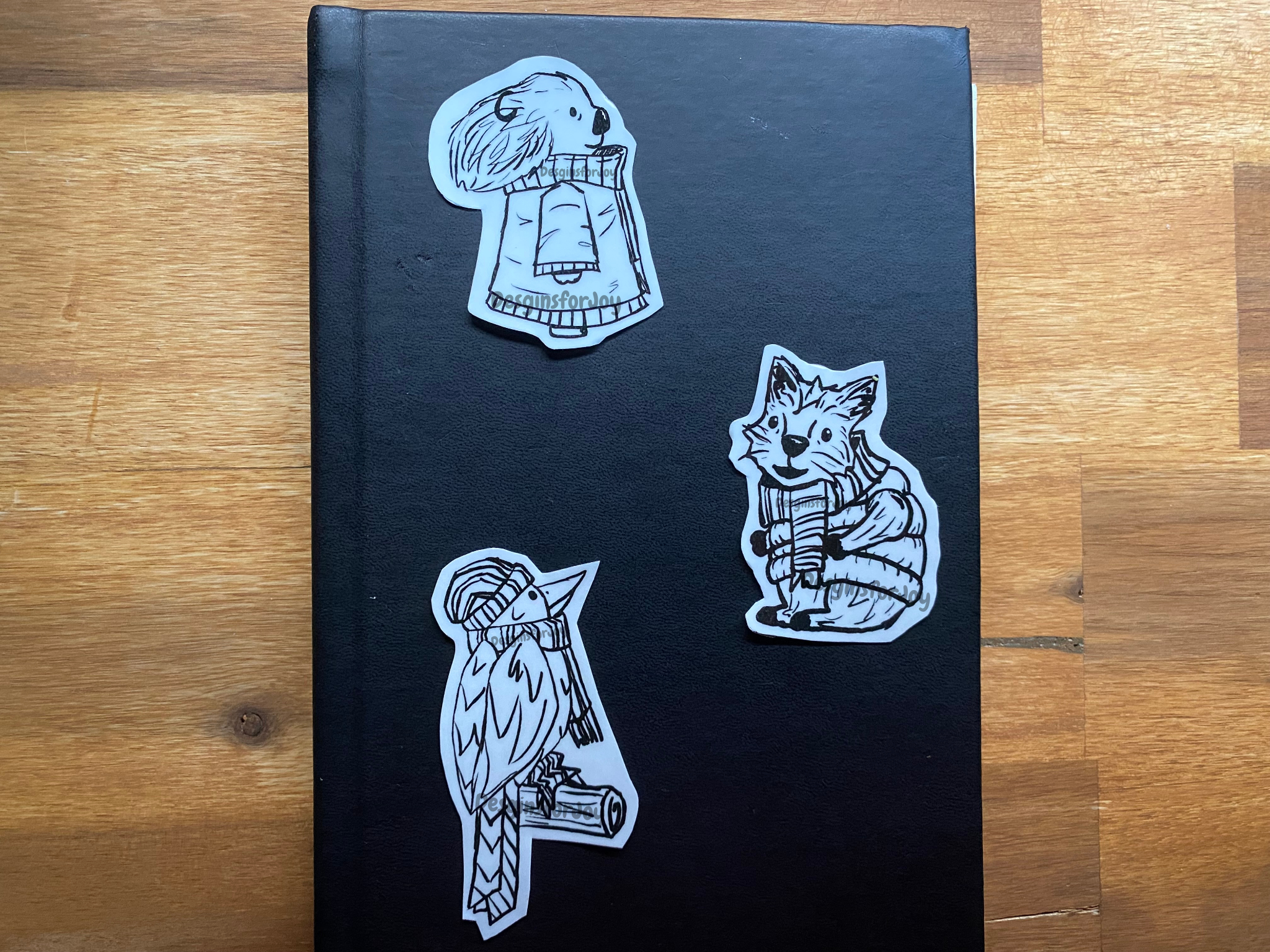 Aussie Winter, Sticker Bundel