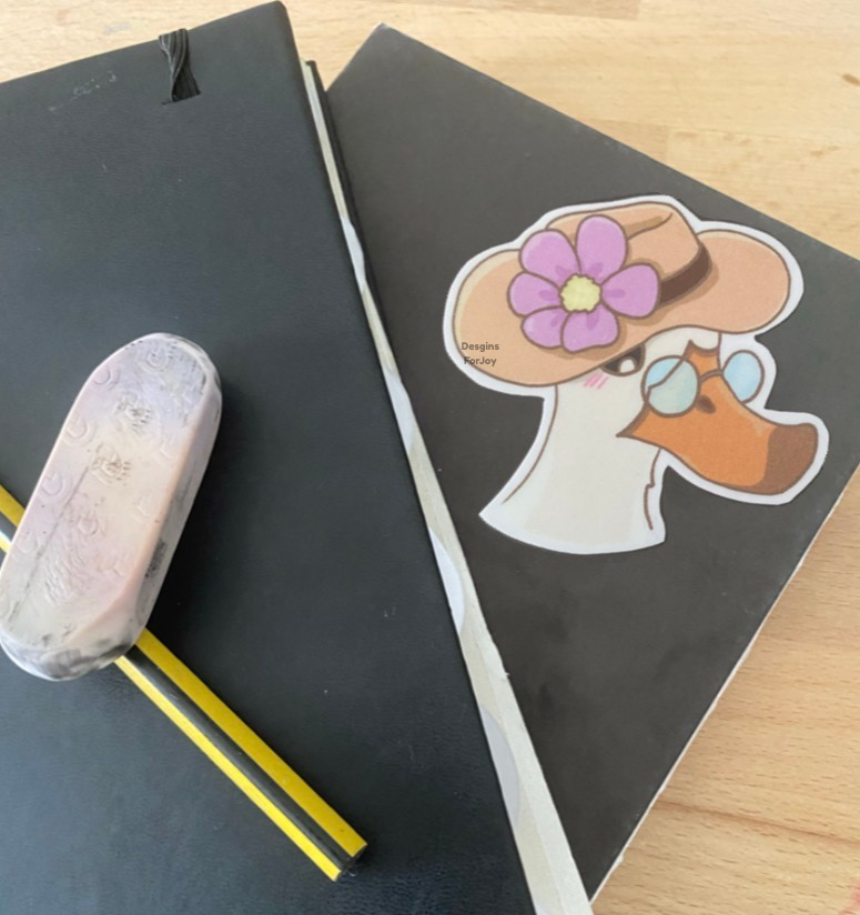 Fancy Duck Sticker